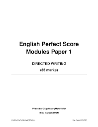 Documents similar to english language paper 1 spm 2009. Bahasa Inggeris Spm Kertas 1 Essay Writing Math