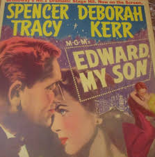 "Edward My Son"with Spencer Tracy Deborah Kerr 1949 14x22" Window Card  Poster Gr