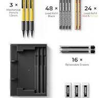 Amazon.com : Four Candies 3PCS 1.3mm Mechanical Pencil Set ...