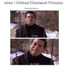 Oh My Gosh That Book Literally Damaged Me It Broke My Heart More Than Anything Else Ever Has Office Quotes The Infernal Devices Office Memes
