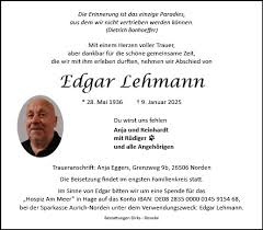 Gedenkseite für Edgar Lehmann