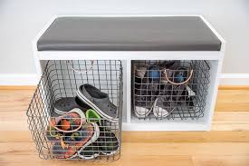 Incorporate a small workstation to use for projects. Creative Diy Shoe Storage Ideas For Small Spaces