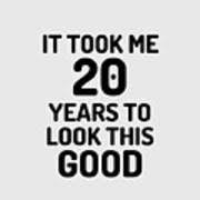 20th birthday card ideas 20th happy birthday card almost to drinking age martini. 20th Birthday 20 Year Old Anniversary Bday Funny Gift Idea Digital Art By Jeff Brassard