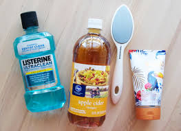 Apply some moisturizer once your feet dry. Listerine And Vinegar Foot Rinse Style Living
