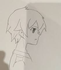 How to draw anime boy in side view [anime drawing tutorial. Drawing Hair Drawing Reference Side View