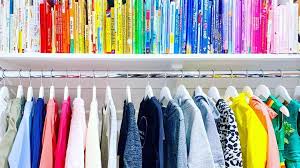 Going from left to right, hang your clothes according to the order of colors you'd see in a rainbow. Here S Why The Home Edit Ladies Organize Everything In Rainbow Order