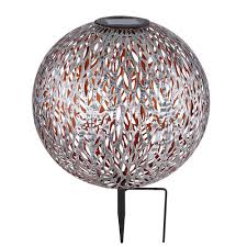 Das elegante design der kugelleuchten verwandelt ihren. Solar Kugelleuchte Aussen Solarkugelleuchte Garten Dekor Stanzungen Antik Silber Gold Led Akku Dxh 27 X 38 Cm Kaufen Bei Www Etc Shop De Gmbh Co Kg