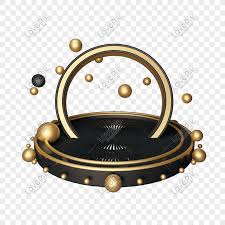 Oh ya, lambang ini akan keren jika digunakan di baju. C4d Stereo Black Gold Stage 3d Png Image Psd File Free Download Lovepik 611523035