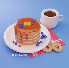 Pancake Digital Art Design Drawing Images For Kids 3d Artwork
