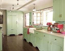 Mint Retro Kitchen Green Kitchen Cabinets Mint Green Kitchen Mint Kitchen