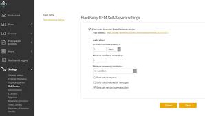 University of engineering & management (uem), kolkata, india. Blackberry Uem User Self Service Portal Thomas Cheng
