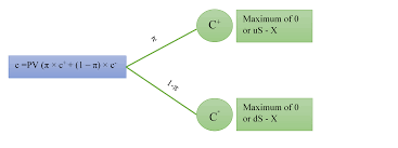 Valuation methods which do not depend on knowing or assuming the attitudes to risk of market participants. Binomial Option Pricing Model Formula Example