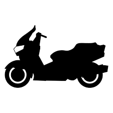 motor scooter motorcycle vehicle silhouette transparent png svg vector file motor scooter motorcycle vehicle