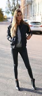 Black Bomber Jacket Outfits Womens Fall Outfits Ideas To Inspire Yourself Falloutfits Fashion Women Winter Streetstyle Fall Fall Trends Outfits Black Bomber Jacket Fashion