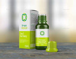 Download Herbal Drops Bottle Box Mockup Box Mockup Bottle Box Bottle Mockup