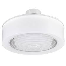 If ceiling clearance is limited, try a low profile ceiling fan. Manhattan Enclosed Ceiling Fan Ceiling Fans Amore Lighting