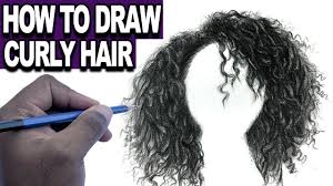 How To Draw Curly Hair Step By Step For Beginners Youtube If you are trying for more of an afro look, draw a bumpy outline, with a few curvy detail lines. how to draw curly hair step by step for beginners