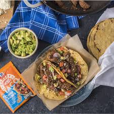 Our simple, southwestern fish tacos are flavored with lemon and taco seasoning and feature a creamy sauce that enhances the buttery, clean flavor of barramundi. Street Taco Night Carne Asada Baja Fish Southwest Ranch Chicken Shop Mccormick