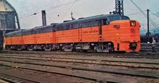 A New Haven Fa 1 Fb 1 Fa 1 Set Is Seen Here At The Cedar Hill Terminal In New Haven Connecticut On June 5 1949 Railroad Photos Work Train Train Posters