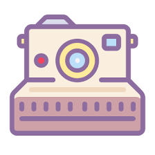 Camera Icons In Cute Color Style For Graphic Design And User Interfaces In 2020 Camera Icon Cute App App Icon Design