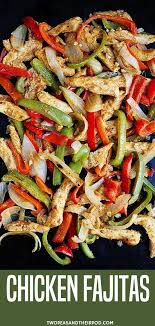 Sheet Pan Chicken Fajitas Are The Perfect Quick And Easy Weeknight Dinner This Flavorful Fajita Recipe Combines Ma Fajita Recipe Chicken Fajita Recipe Fajitas