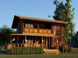 Kalau dilihat dari perspektif daya tahan, rumah bambu jelas kalah dengan rumah yang terbuat dari batu bata. Desain Rumah Bambu Minimalis Modern Dindin Design