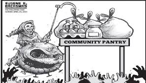 A senior citizen collapsed while lining up at the community pantry. 4etb Waijjngam