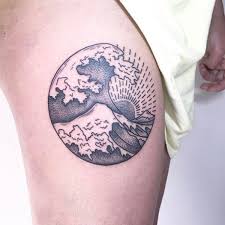 My dermatologist told me before that tattoos, especially large ones in areas prone to getting a lot of sun (obviously he could keep a shirt on in most cases but places like the beach) increase the chance for. 125 Best Wave Tattoo Ideas For Reducing Stress And Depression Wild Tattoo Art