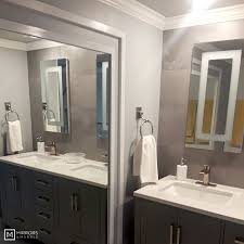 Lighted Led Bathroom Mirror Medicine Cabinet 16 X 30 Flush Mounted Hinged On Left 6 000 Ke Bathroom Mirror Led Mirror Bathroom Medicine Cabinet Mirror