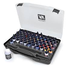 Our selection of colors and textures is unequaled. Acrylicos Vallejo Game Colors Model Air Paint Set With Case 64 Piece Set