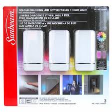 Sunbeam Led Power Failure Night Light 3 Pack Walmart Canada
