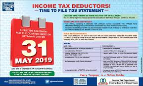 The taxes include income tax, which often gets paid as estimated tax. Income Tax India On Twitter E File Tds Statement For The Quarter Ended On 31st March 2019 By 31st May 2019 Due Date Is Extended To 30th June 2019 For Odisha Https T Co Kfocibxphi