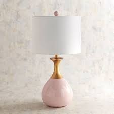I Could Diy This Pink Lamp Shade Gold Table Lamp Pink Lamp
