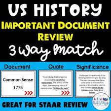 Can Your Students Tell You Why A Document Is Important Can They Identify A Key Quote From That Staar Social Studies Lesson Plans Social Studies Middle School