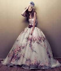 Gone With The Wind Wedding Dress Google Search Floral Print Wedding Dress Gowns Wedding Dresses Lace