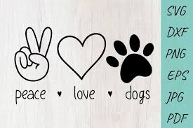 Free Free Peace Love Dogs Svg SVG PNG EPS DXF File