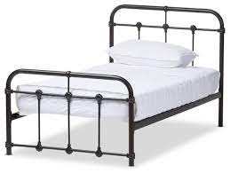 The top countries of suppliers are malaysia, china, and. Mandy Vintage Industrial Finished Metal Platform Bed Traditional Platform Beds By Baxton Studio