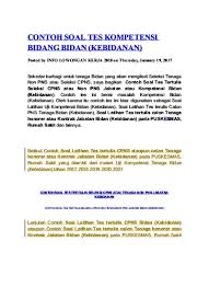 Informasi tersebut menampilkan foto tabung elpiji 3 kg yang terdapat tanda panah merah yang mengarah pada tiga lempeng plat pada bagian atas tabung. 370399624 Contoh Soal Tes Kompetensi Bidang Bidan Pdf