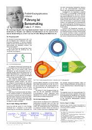 It describes organizational systems along six dimensions: Fuhrung Ist Sensemaking In Trainerjournal 06 15 S 25 Falko Wilms Academia Edu
