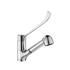 Mitigeur A Douchette Extractible Avec Levier Coude Pmr Delabie 2211l