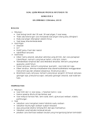 Kisi kisi materi soal tes skd dan skb cpns 2019 menurut bkn tirto id. Soal Tes Masuk Profesi Apoteker Jawabanku Id