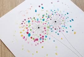 Helle farben bringen jede zeichnung zum leben, 5 arten von. Kreativ Mit Kindern Pusteblumen Mit Fingerabdrucken Heldenhaushalt