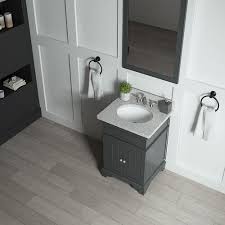 Charcoal colored flooring is also super pretty and opting for porcelain is a better option as they are super durable. Ove Decors Salzburg 24 W X 21 D Dark Charcoal Bathroom Vanity Cabinet At Menards