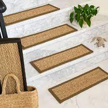 The most common stair tread rug material is cotton. Natural Area Rugs Beach Seagrass Carpet Stair Tread Reviews Wayfair