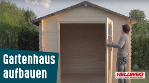 Gartenhaus Aufbauen Schritt Fur Schritt Anleitung Youtube