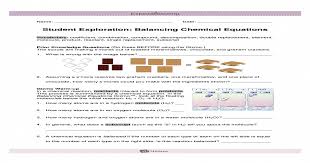 In the balancing chemical equations gizmo, look at the floating molecules below the initial reaction: Balancing Chemical Equations Answer Key Gizmo Tessshebaylo