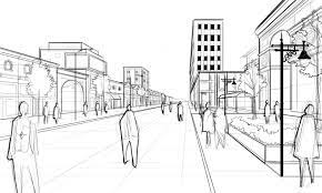 perspective guides how to draw architectural street scenes a handy step by step tutor perspective drawing architecture one point perspective perspective art