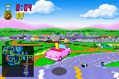 You may also pick her up off the streets when not playing as her. Game Review The Simpsons Road Rage Game Boy Advance Games Brrraaains A Head Banging Life