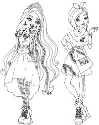 There has been a large increase in coloring books specifically for adults in the last 6 or 7 years. Ever After High Coloring Pages Coloring Home