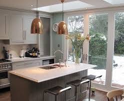 L Shape Kitchen Island In Front Of Sliding Glass Door Google Search In 2020 Kitchen Island With Sink Wood Kitchen Island Kitchen Island Cabinets